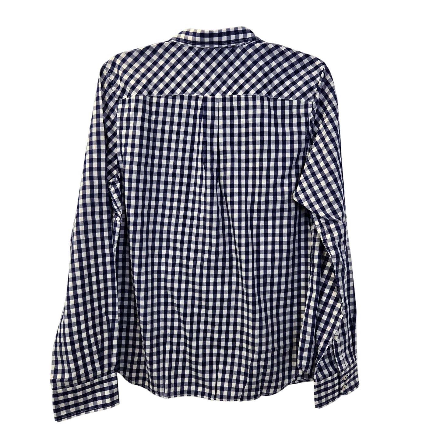 NWT UNTUCKit Bellleza Gingham Print Long Sleeve Button Down Shirt Size 18