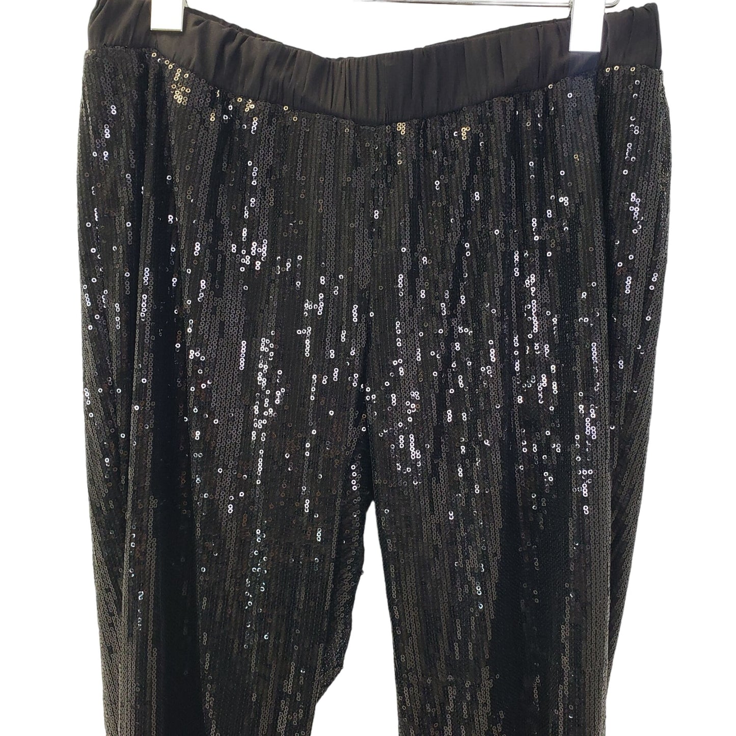 White House Black Market Sequin Split Ankle Pants Size Small