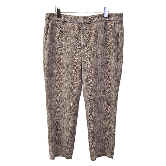 Banana Republic Snake Print Avery Crop Trouser Pants Size 12