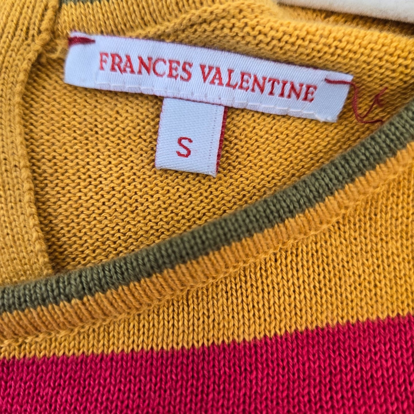 Frances Valentine Phoebe Striped Sweater Dress Size Small