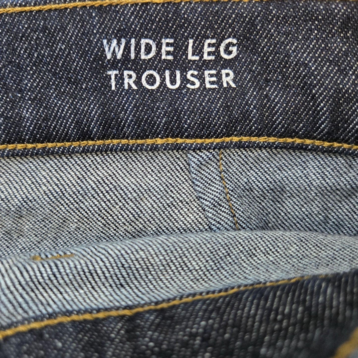 J. Crew Sailor Wide Leg Denim Trouser Pants Jeans Size 27