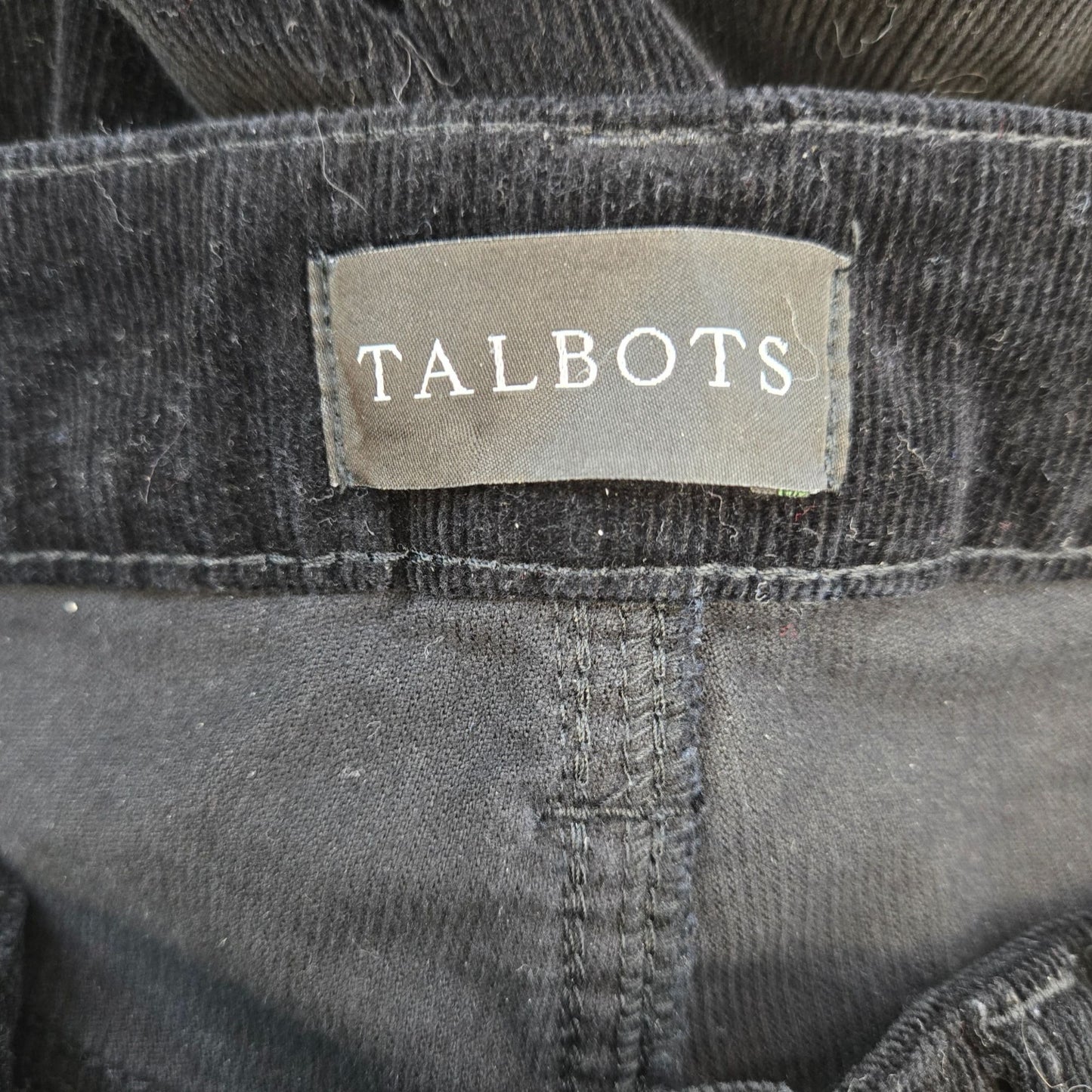 Talbots Corduroy Straight Leg Pants Size 12