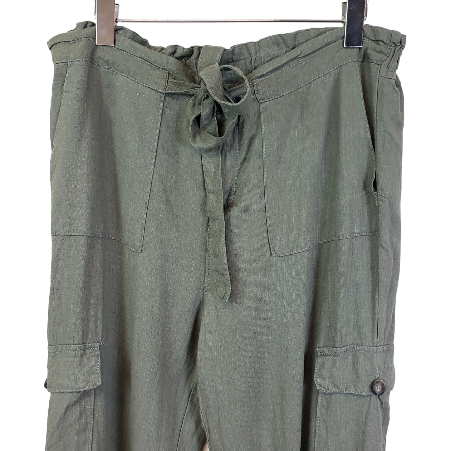 Cali 1850 Linen Blend Cargo Pants Size Large