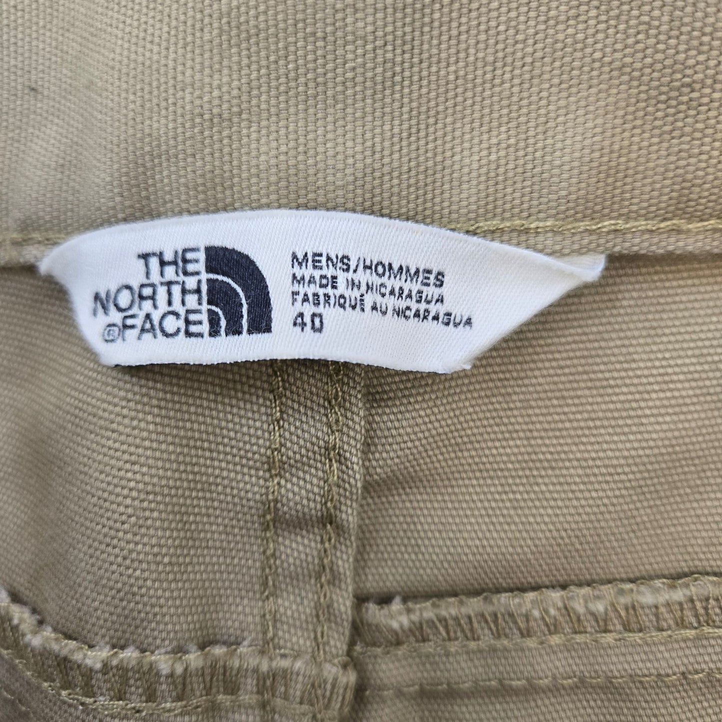 The North Face Cotton Khaki Cargo Shorts Size 40