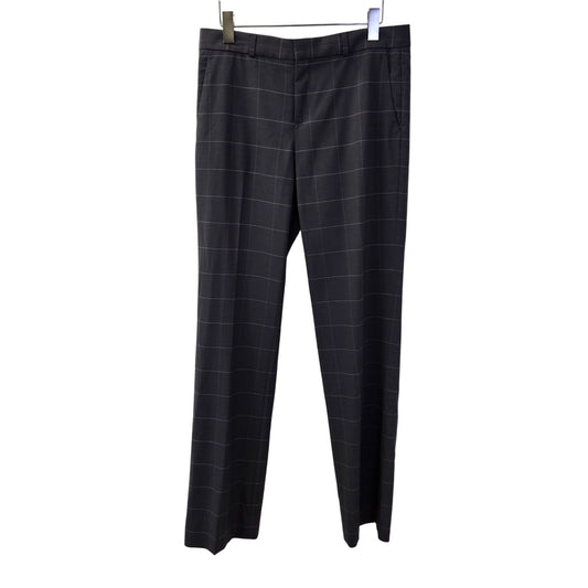 Banana Republic Logan Fit 100% Wool Plaid Trouser Pants Size 6 Long