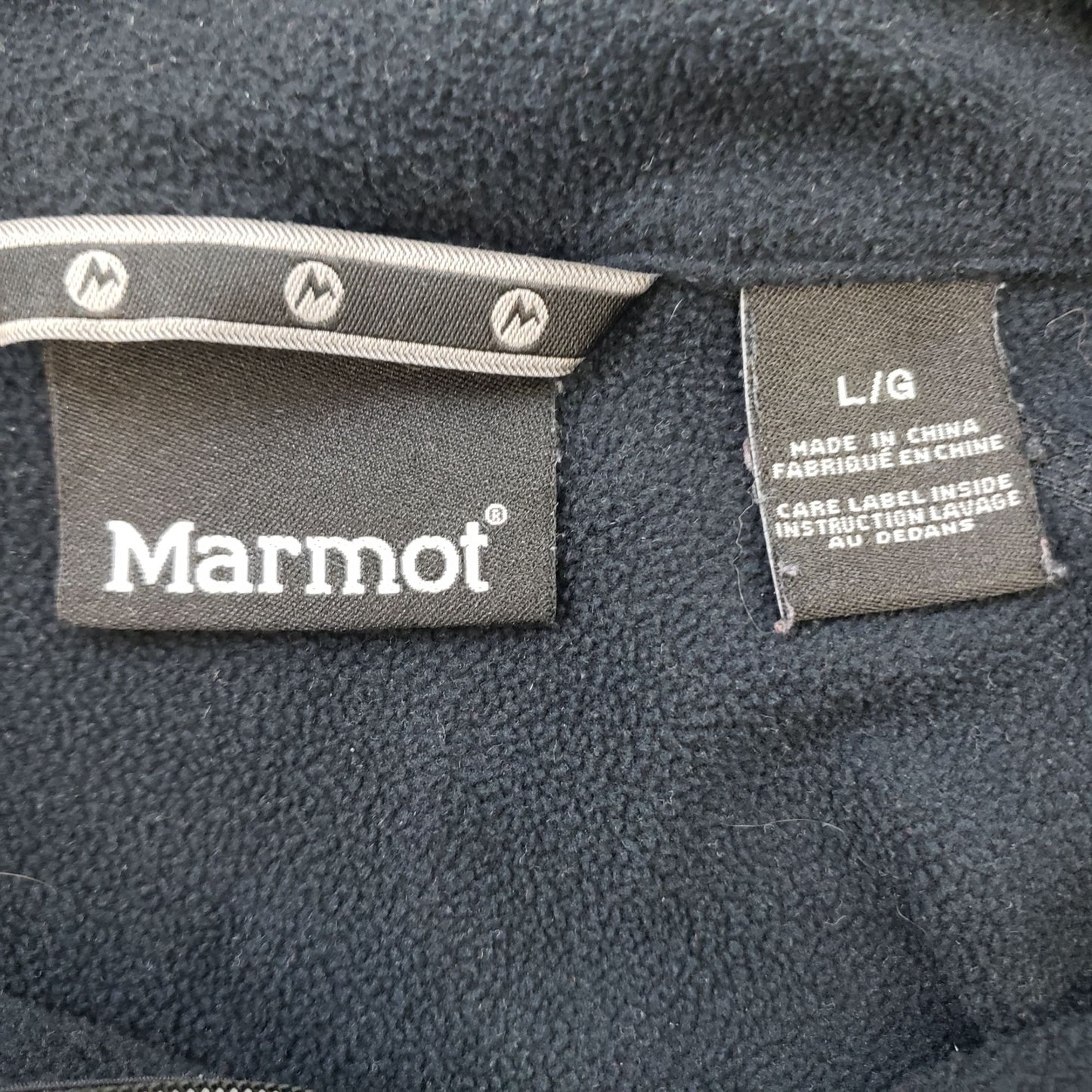 Marmot Quarter Zip Fleece Pullover Jacket Size Large