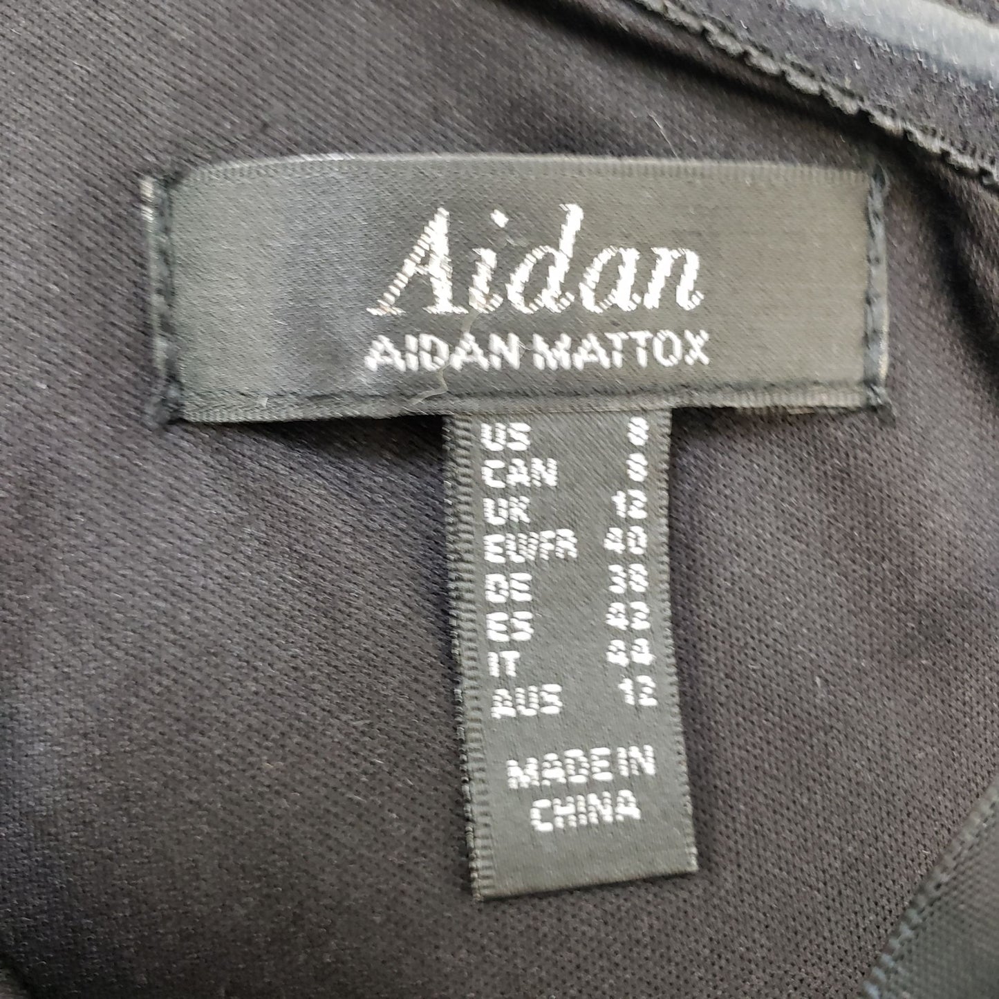 NWT Aidan Mattox One Shoulder Crepe Jumpsuit Size 8