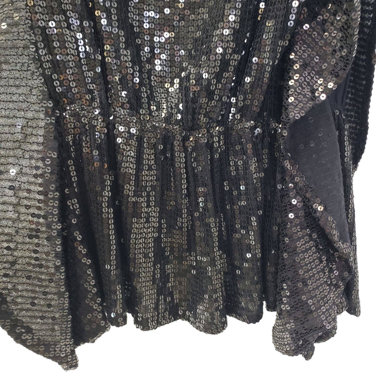 Free People Sequin Embellished Tunic Top Size XS