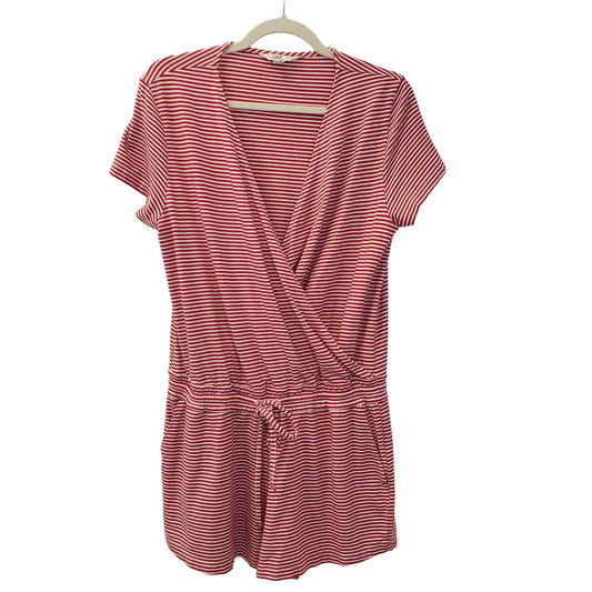 Vineyard Vines Striped Faux Wrap Romper Size Medium