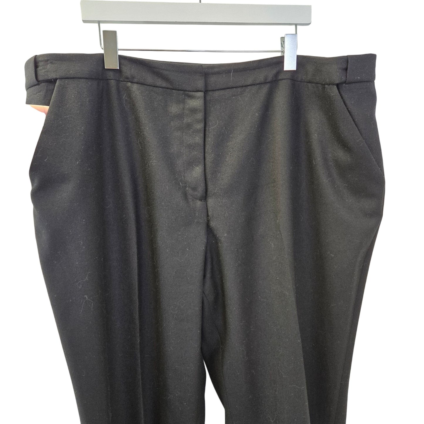 Lands' End 100% Wool Trouser Pants Size 22W