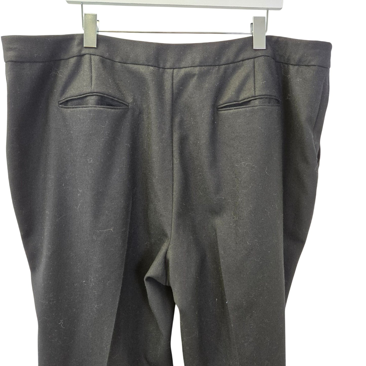 Lands' End 100% Wool Trouser Pants Size 22W