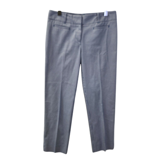 Ann Taylor Devin Fit Fleur de Lis Print Ankle Pants Size 2