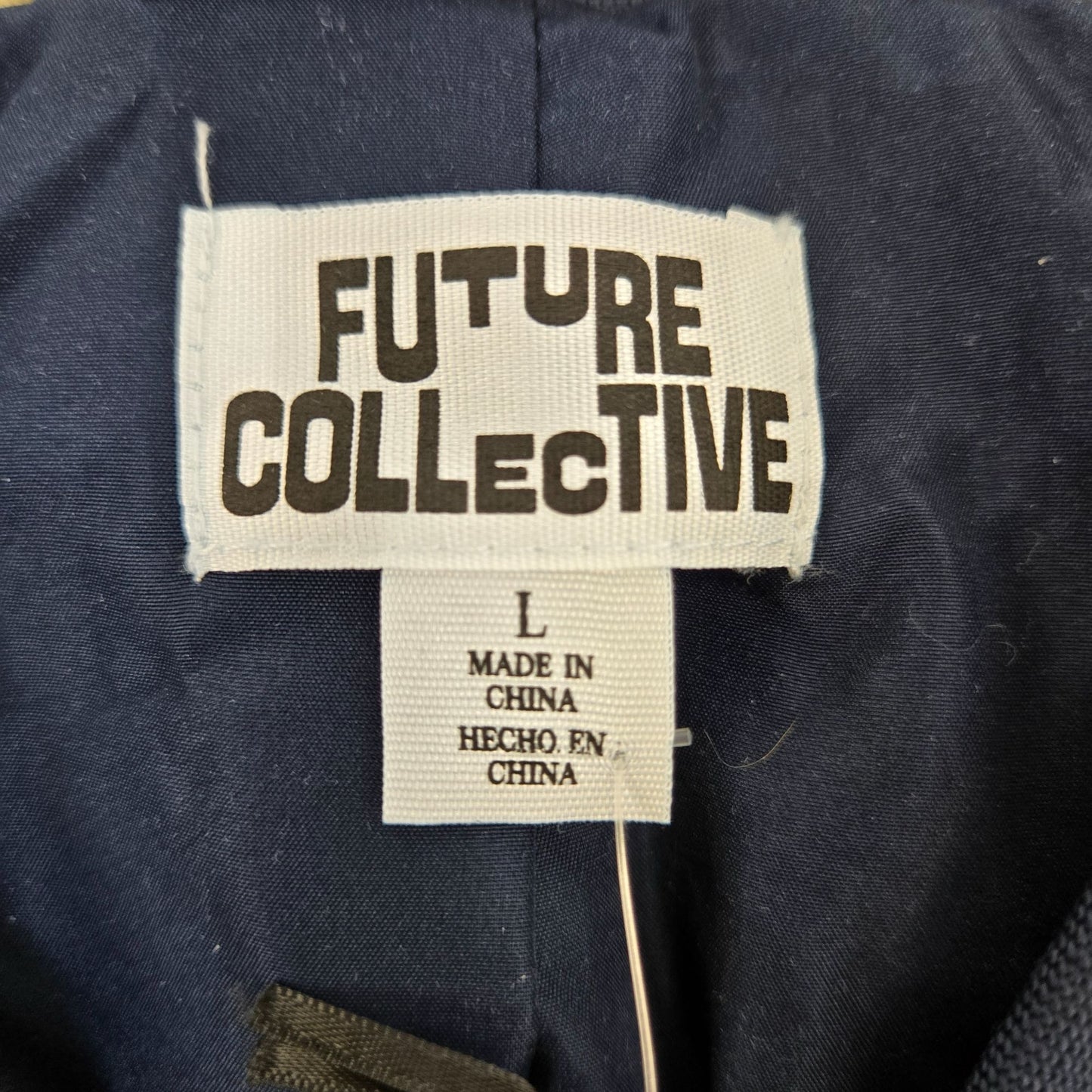 NWT Future Collective Balloon Sleeve Relaxed Bomber Jacket Size Large