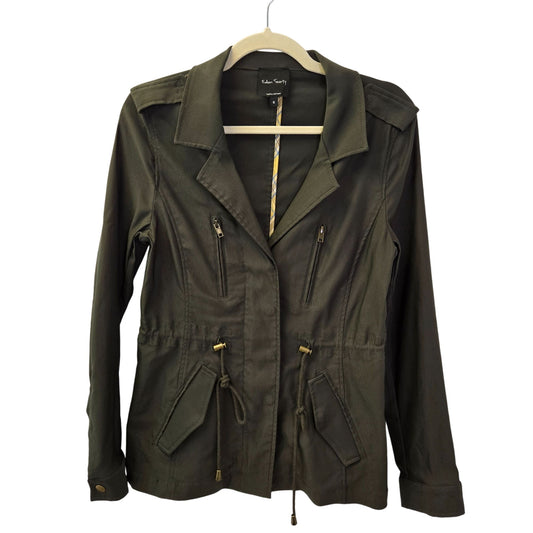 Eden Society Laysha Olive Green Utility Jacket Size Small