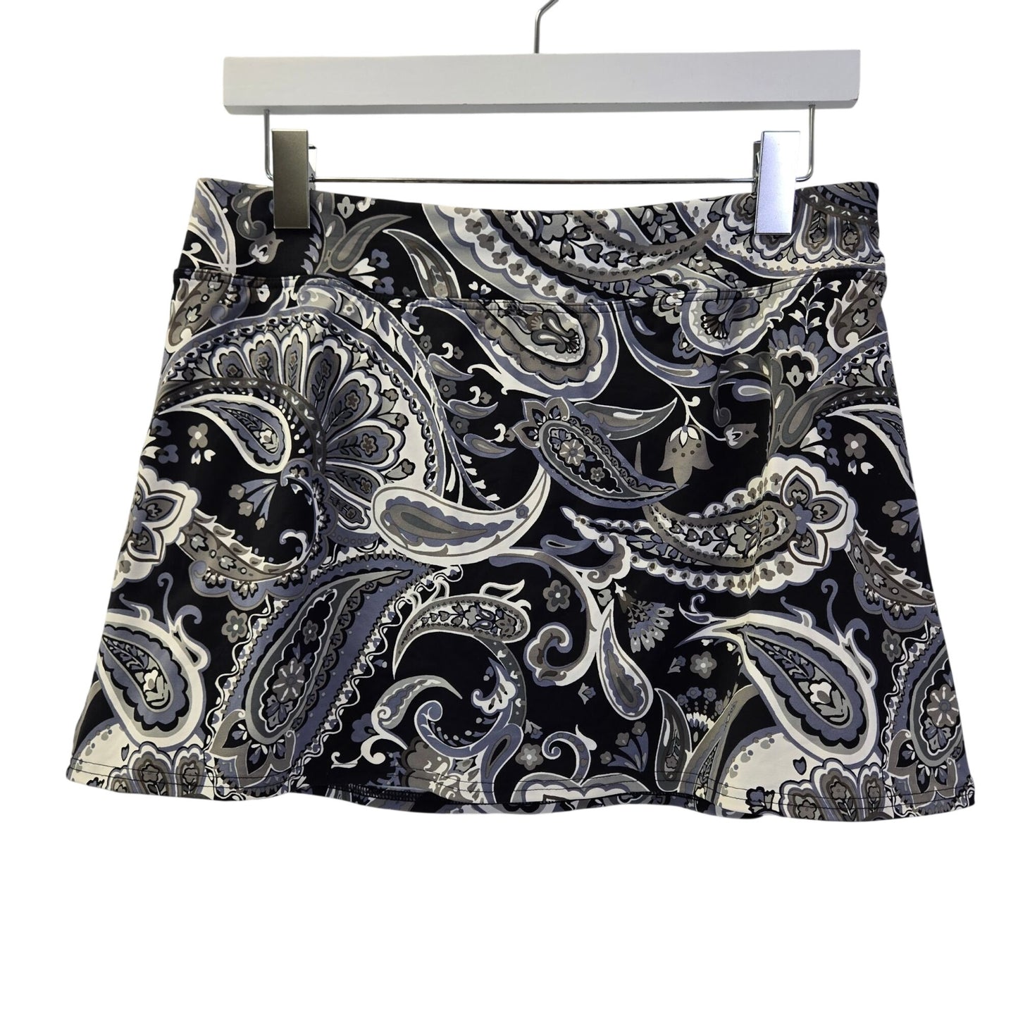 Lands' End Paisley Print Swim Skirt Size 8