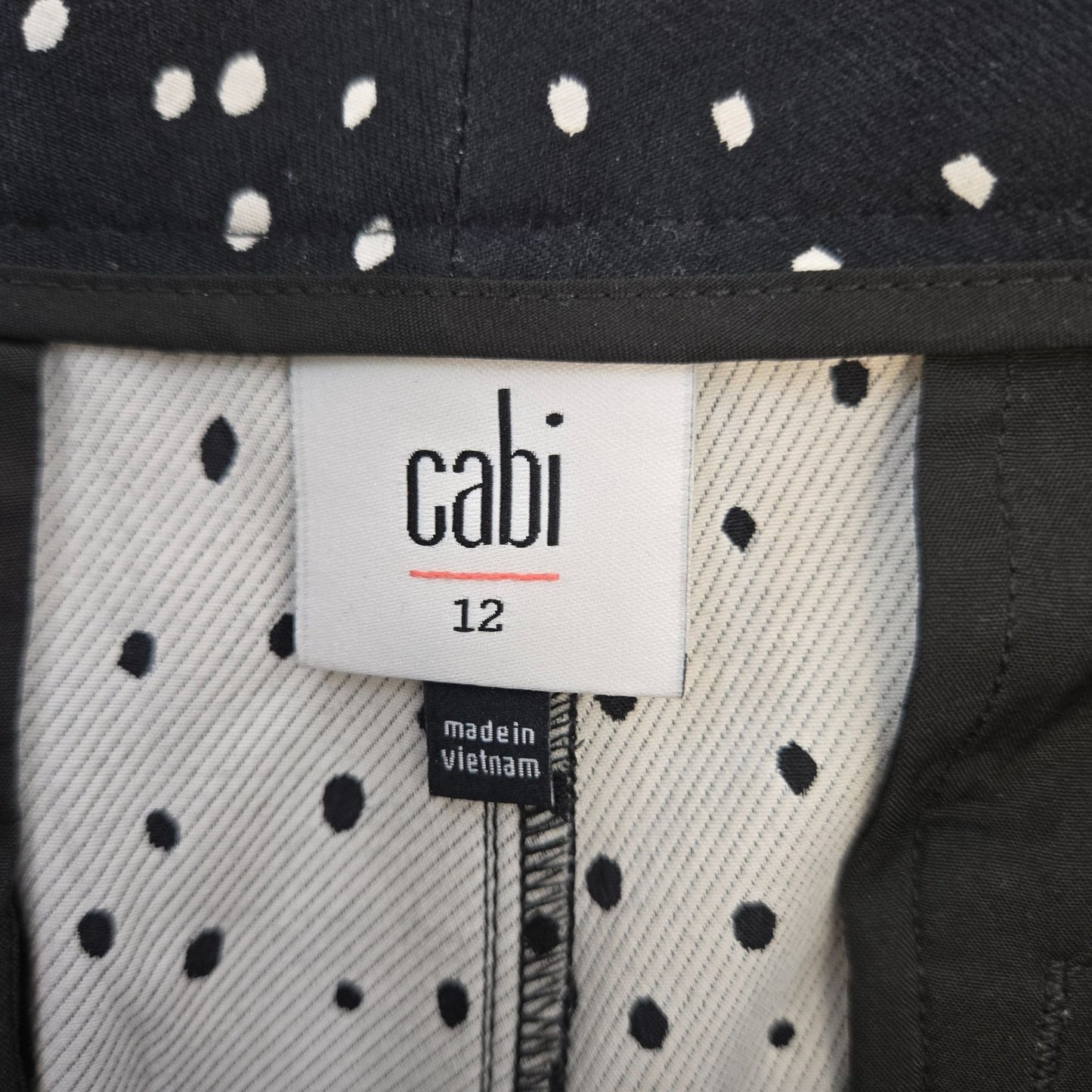 Cabi Pasadena Shorts Polka Dot Shorts Size 12