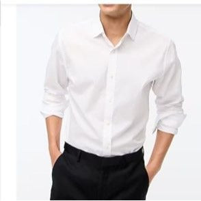 j crew slim fit dress shirt Slim-fit Stretch Dress Shirt For Men