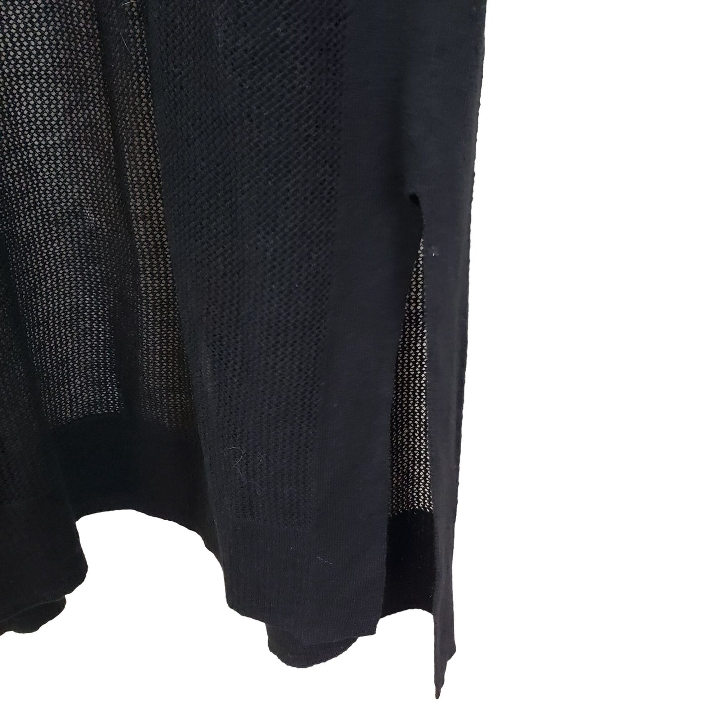 Tommy Bahama Linen Blend Mesh Knit Longline Cardigan Sweater Size Medium