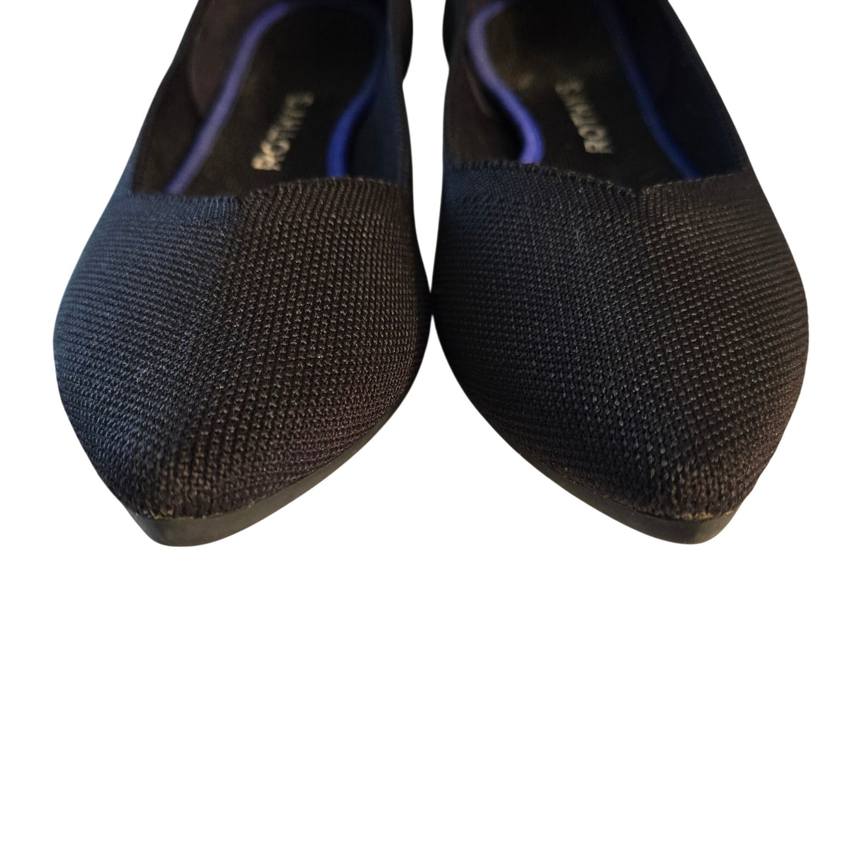 Rothy's The Point Black Pointed Toe Flats Size 8
