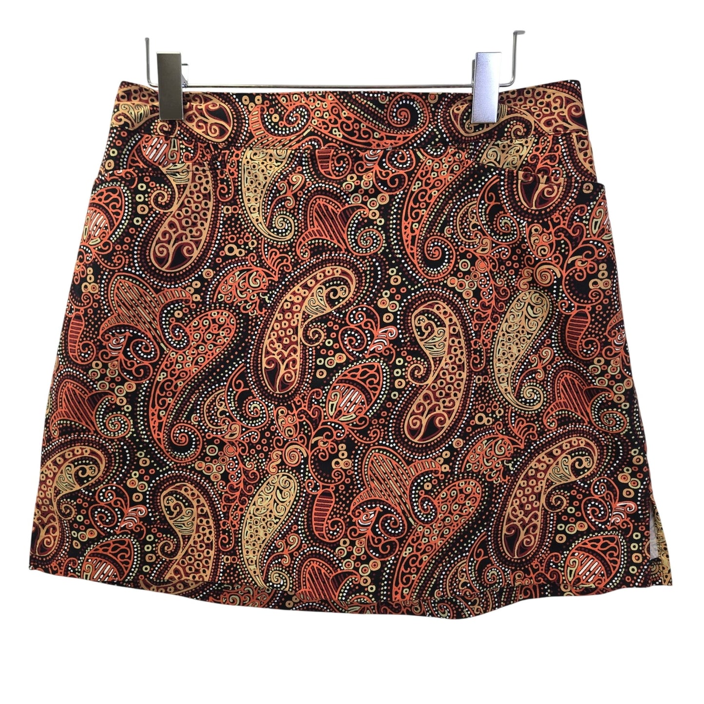 Lady Hagen Paisley Print Golf Skorts Size 8