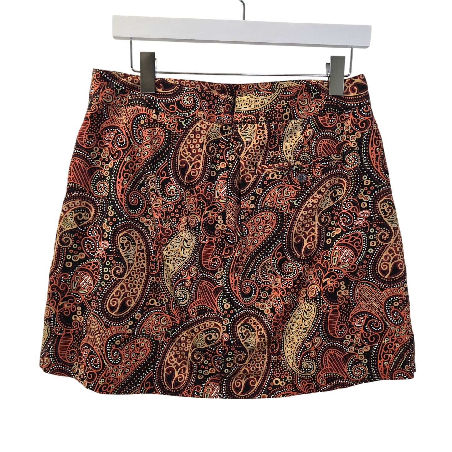 Lady Hagen Paisley Print Golf Skorts Size 8