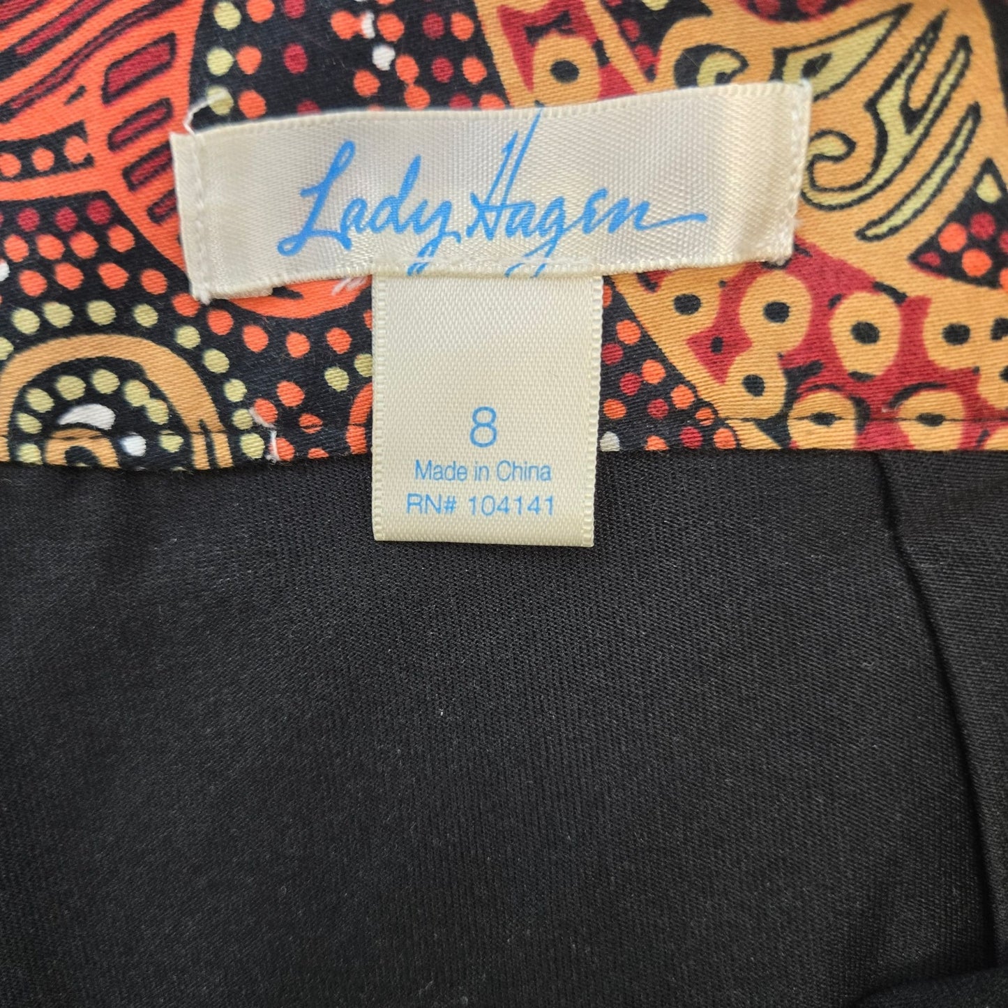 Lady Hagen Paisley Print Golf Skorts Size 8