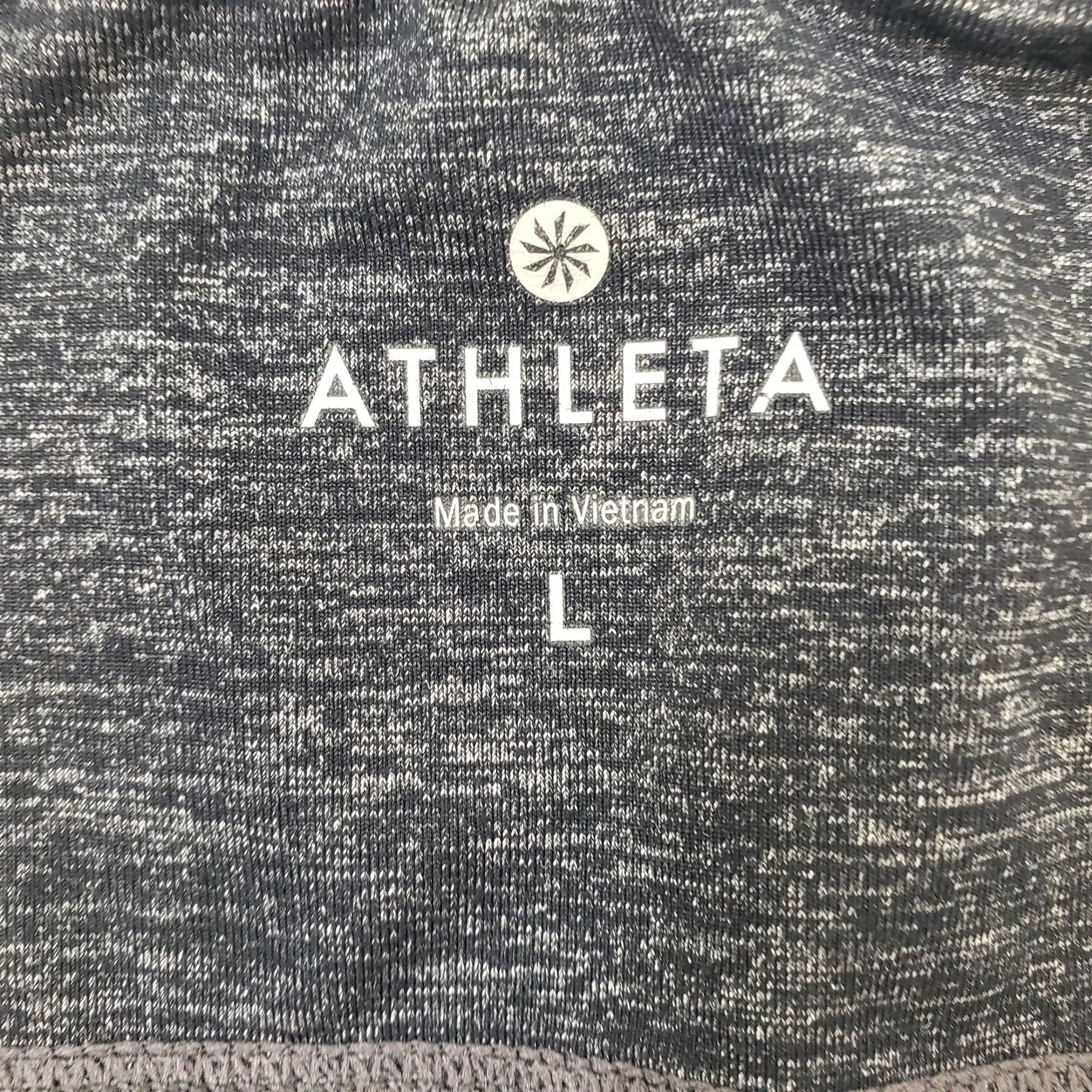 Athleta Heather Gray Crop Leggings Size Large