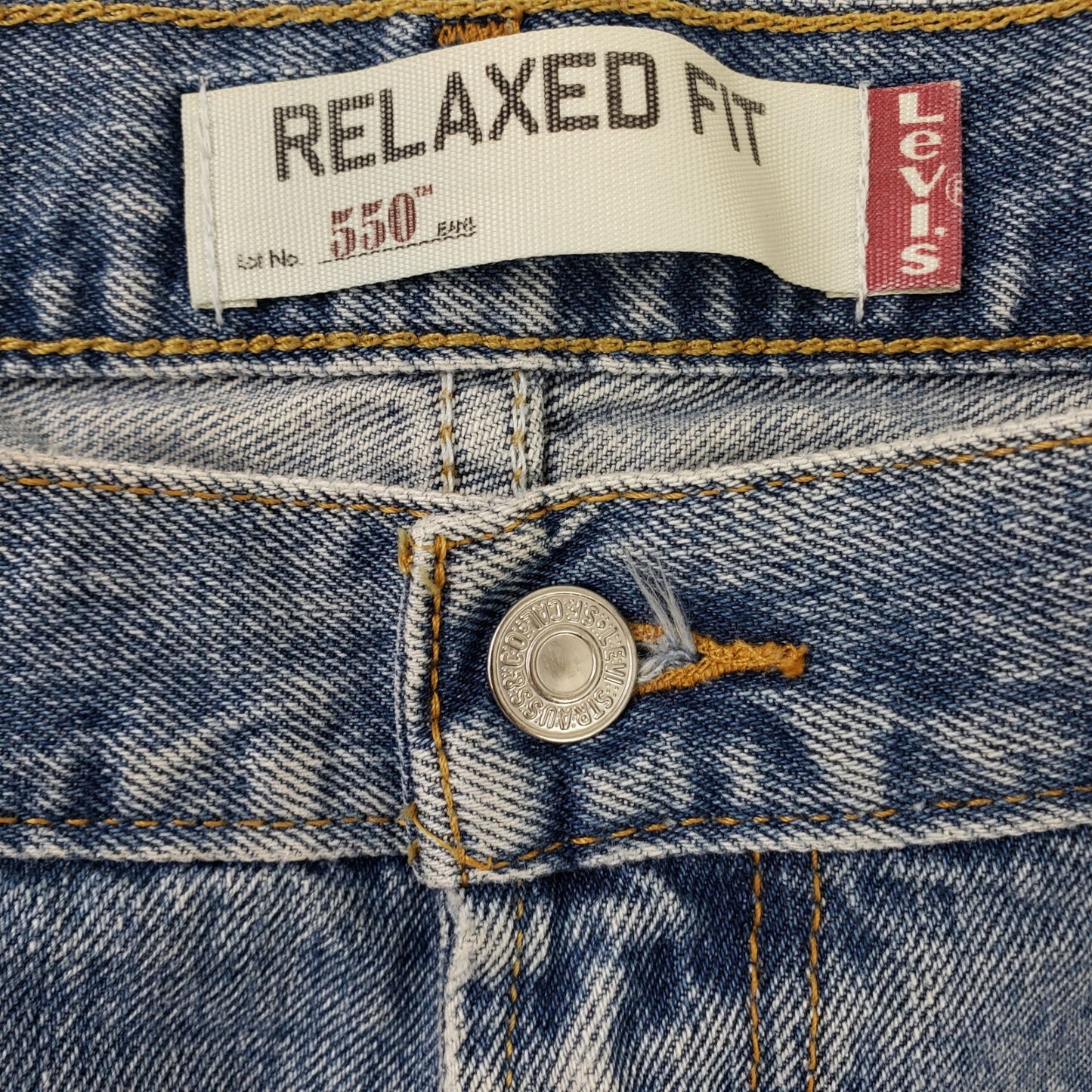 Levi's 505 Relaxed Fit Jeans Size 36x32