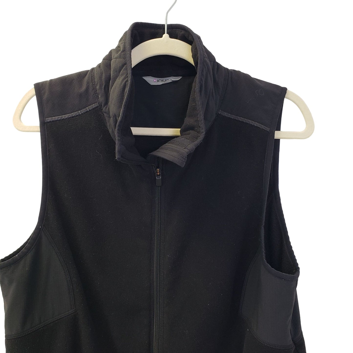 Athleta Full Zip Fleece Activewear Vest Size Medium (est)