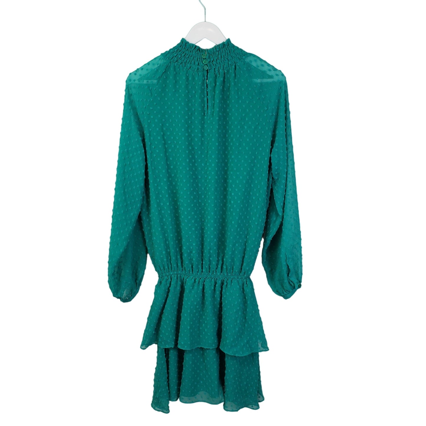 NWT Yumi Kim Class Act Dress in Jewel Emerald Swiss Dot Size Small