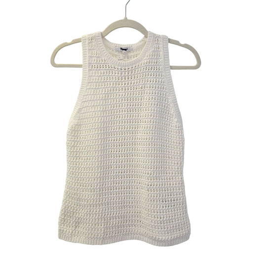 NWT Madewell Portman Cotton Crochet Tank Top Size Medium