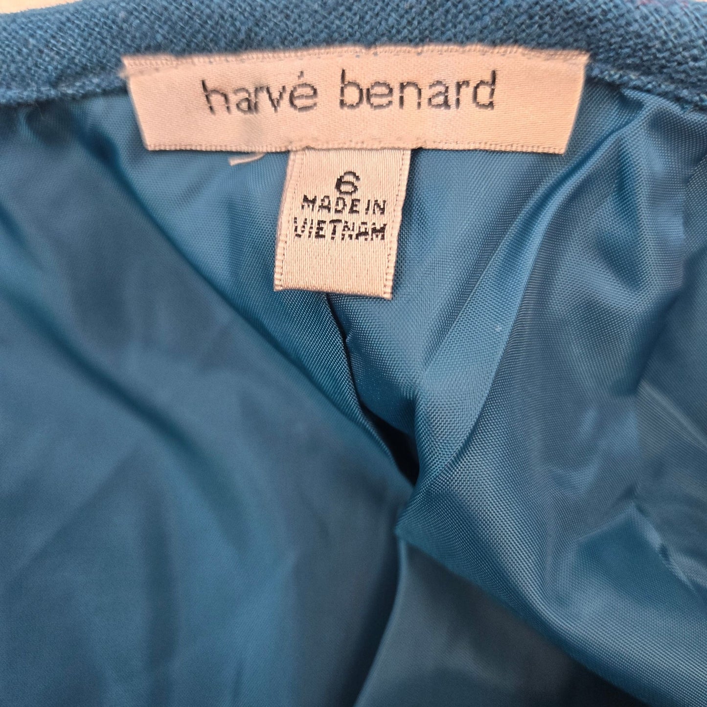 NWT Harve Benard 100% Linen A-Line Midi Skirt Size 6