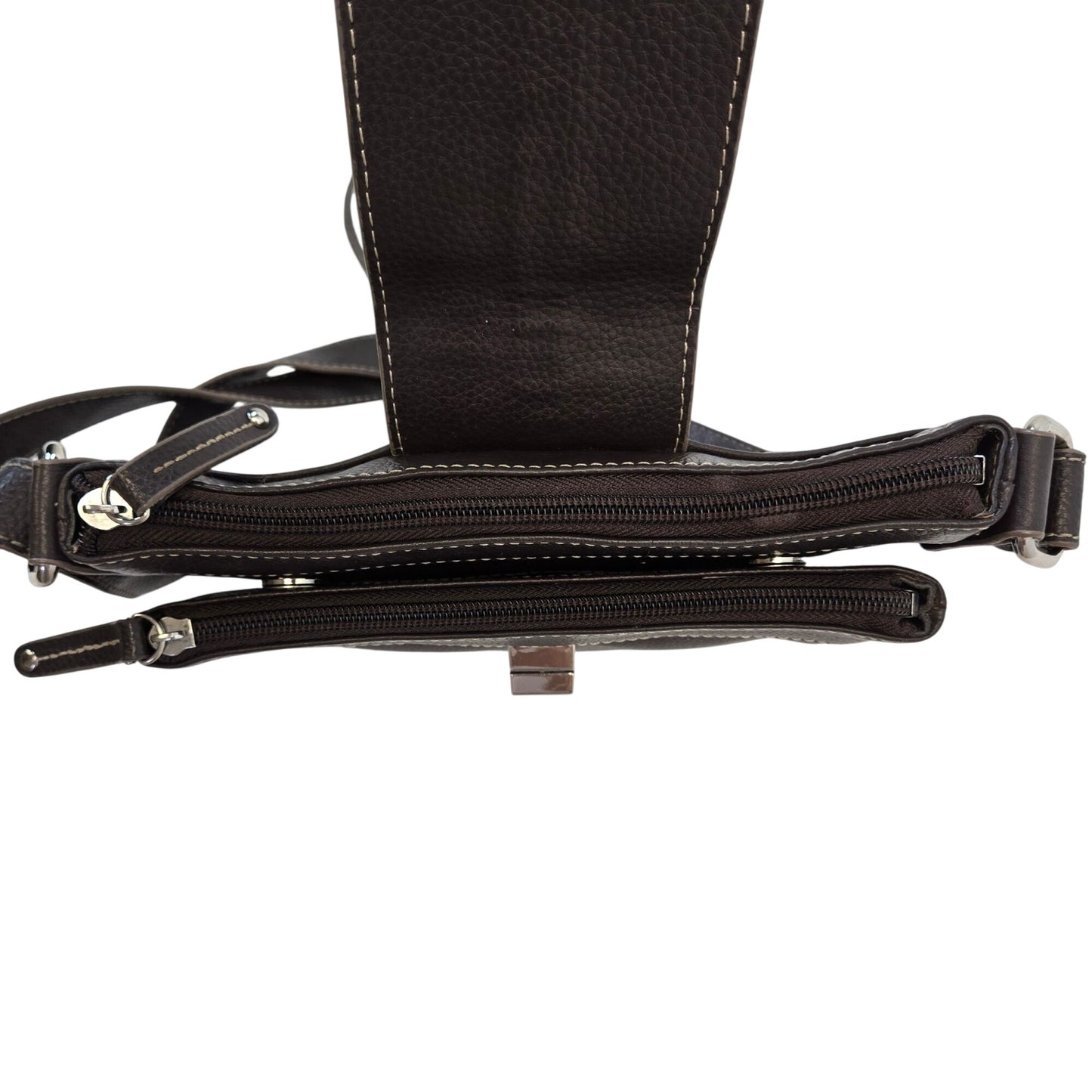 Tignanello Pebble Leather Covertible Crossbody Bag