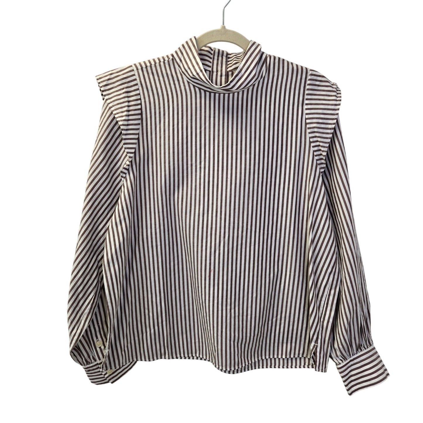 NWT Everlane Wing-Shoulder Mock Neck Top Size 6
