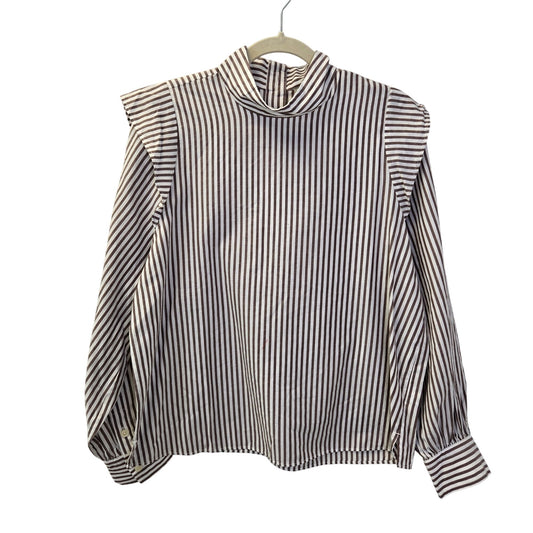 NWT Everlane Wing-Shoulder Mock Neck Top Size 6