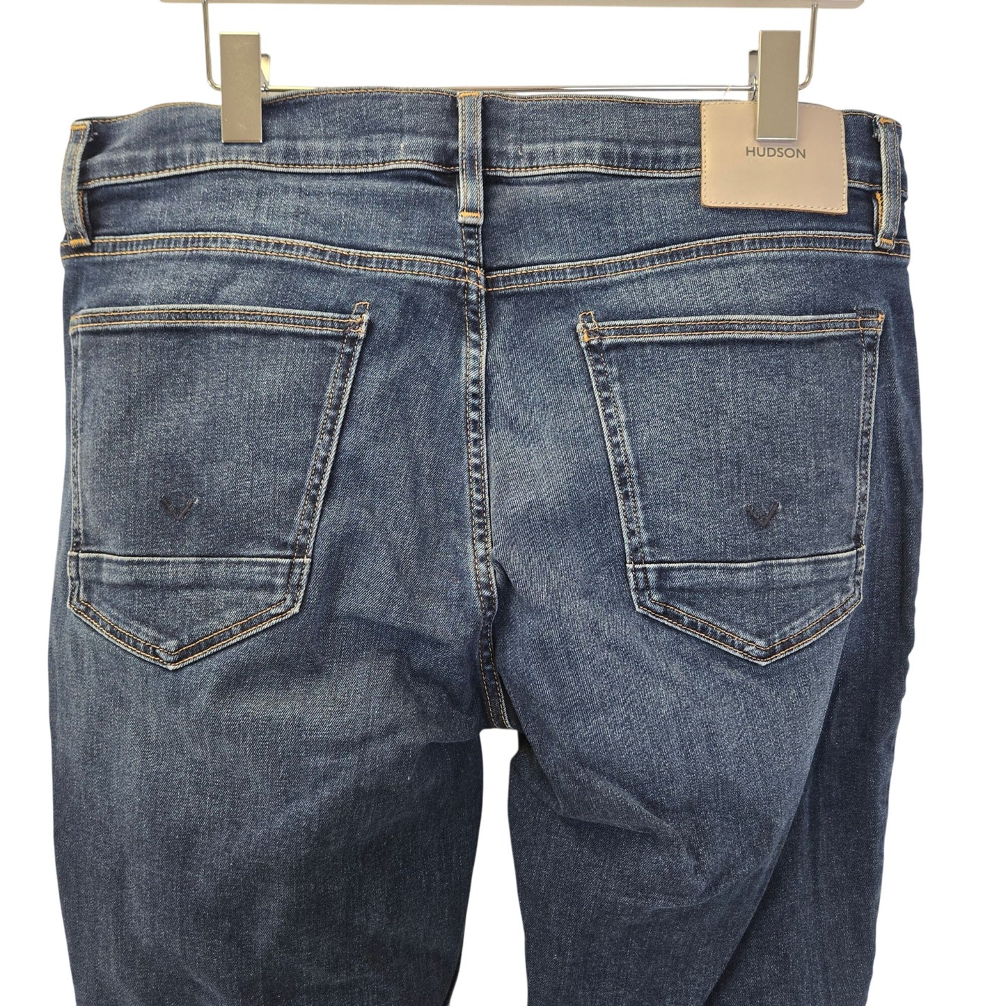 Hudson Blake Slim Straight Jeans in Republic Wash Size 34x32