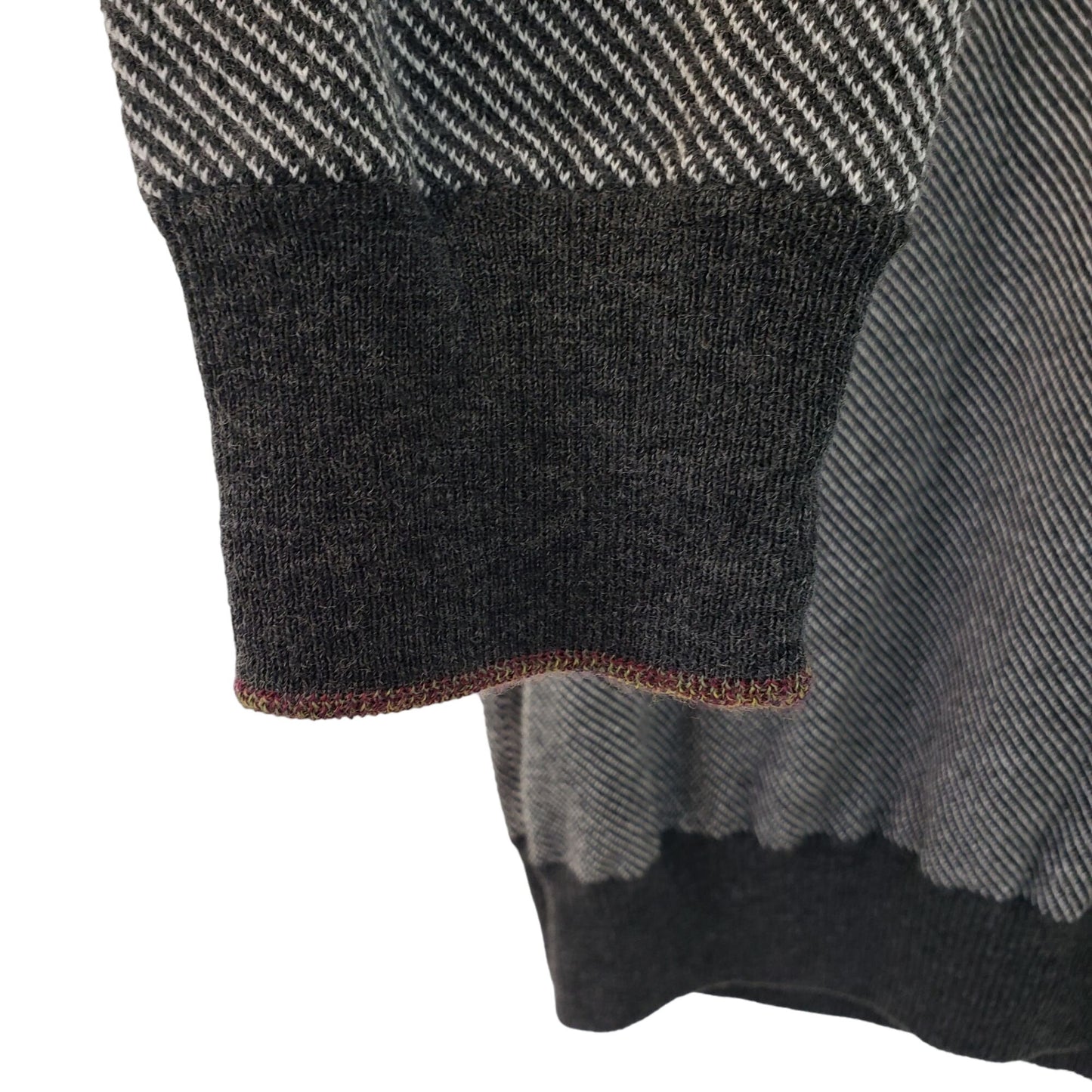 NWOT Robert Graham Rhett Wool Blend Quarter Zip Sweater Size Medium