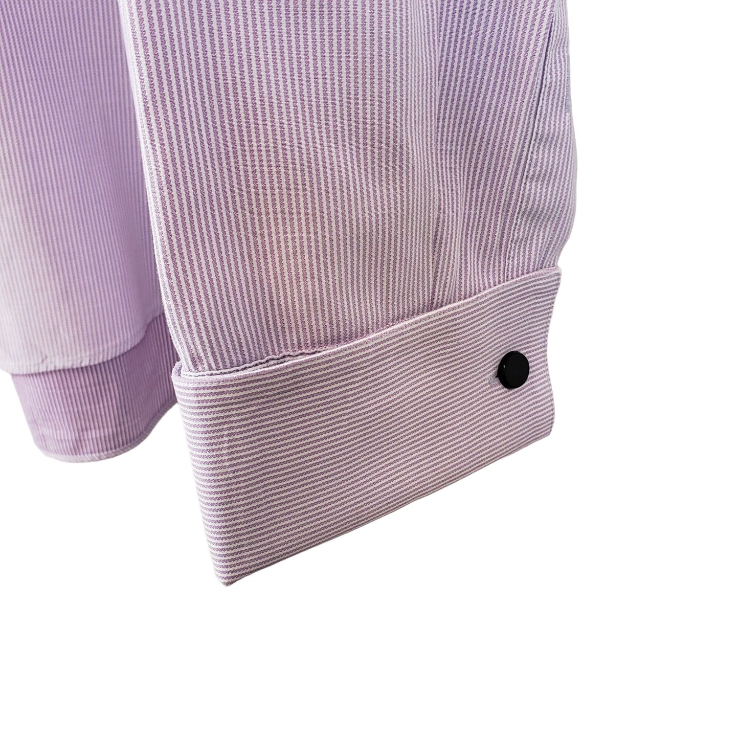 Calvin Klein Regular Fit Striped Button Down Shirt w/Cufflinks Size 2XL