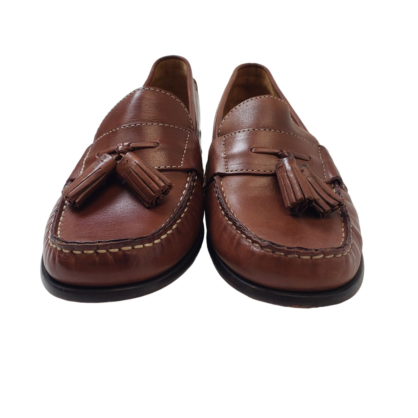 Cole Haan Pinch Tassel Leather Loafer Shoes Size 8.5