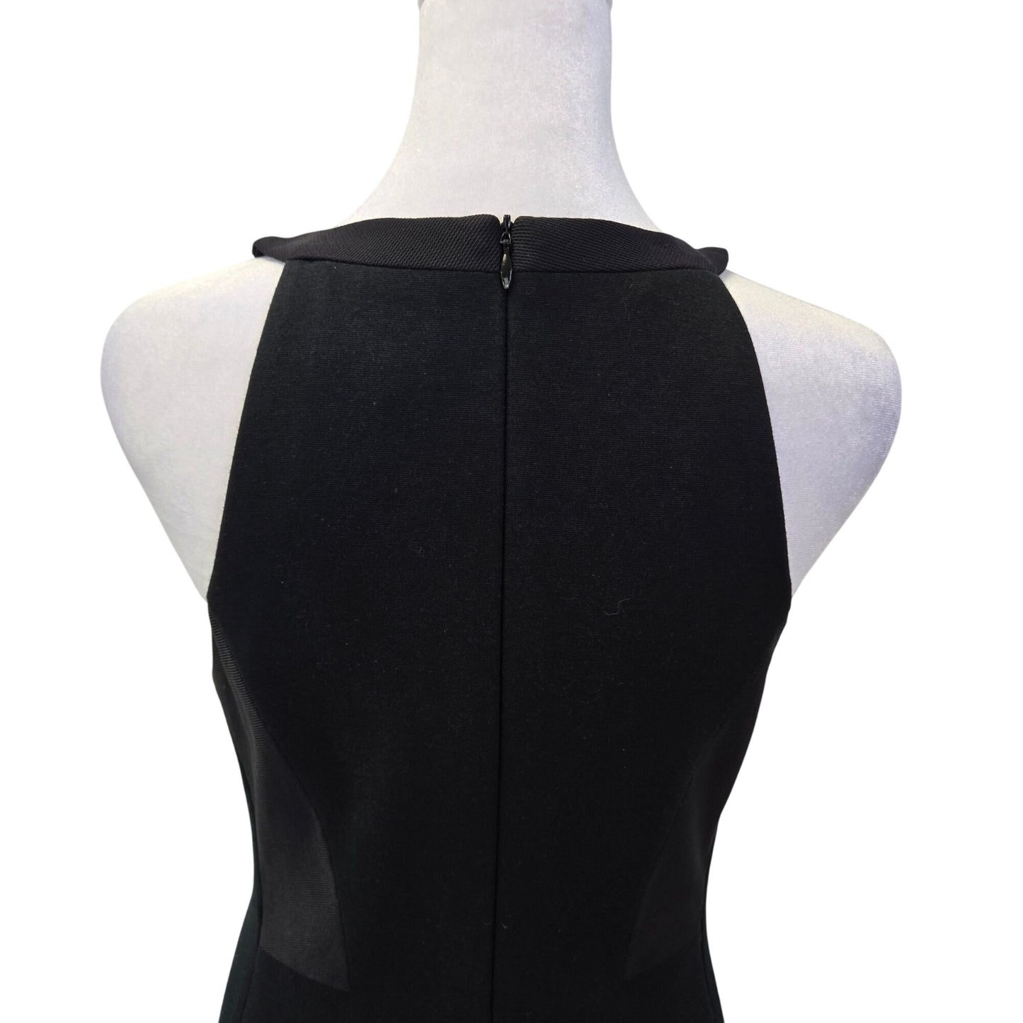 Rag & Bone Camden Mixed Media Paneled Knit Halter Dress Size 6