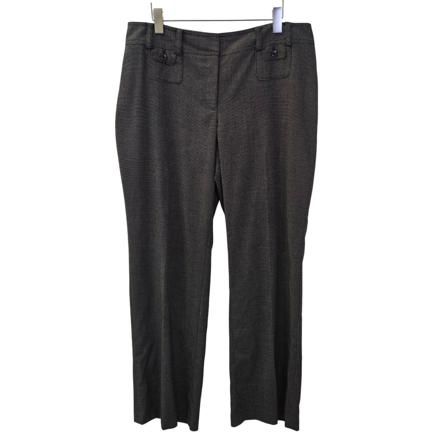 Ann Taylor Lindsay Curvy Dot Print Trouser Pants Size 14