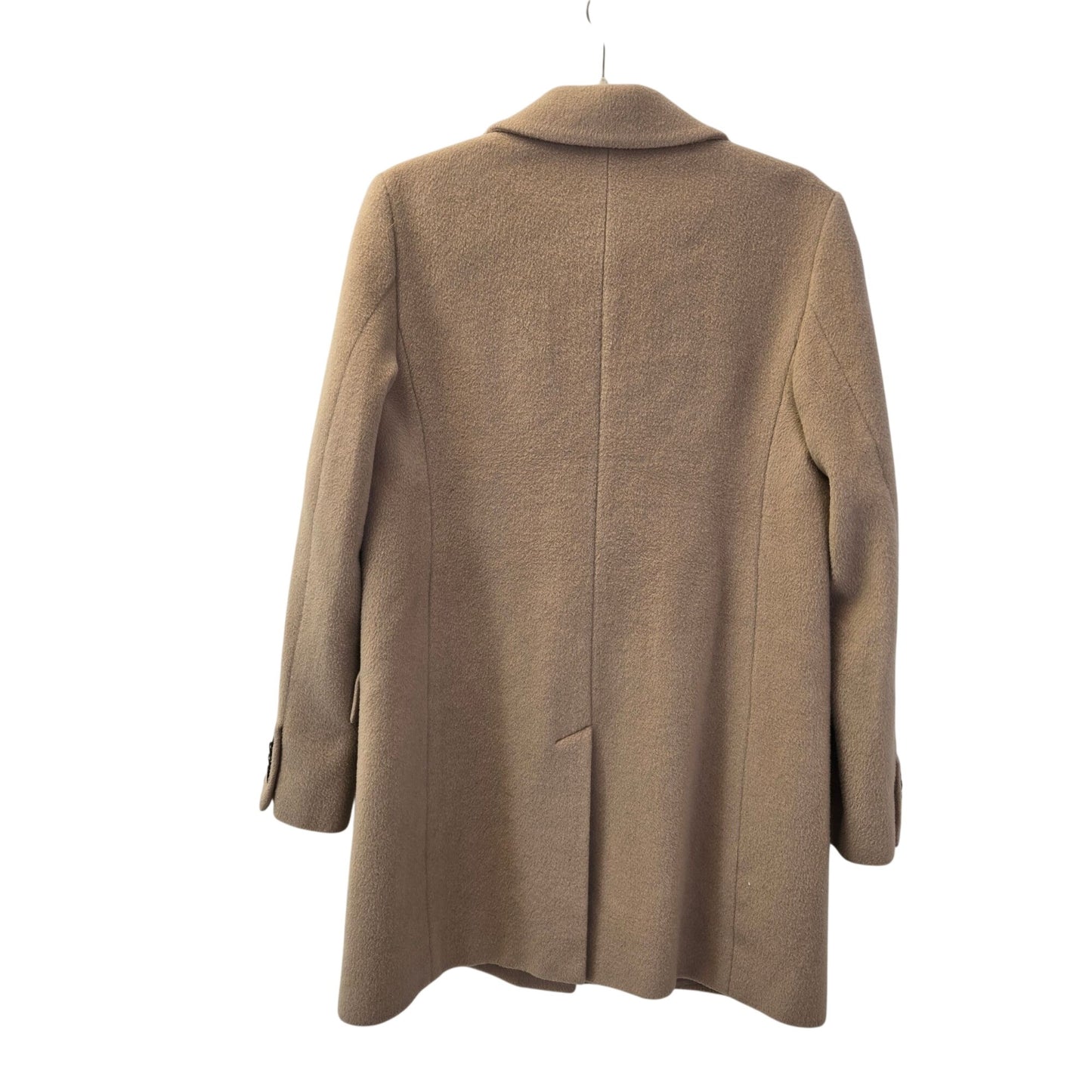 Ann Taylor 100% Wool Chesterfield Camel Coat Size Small