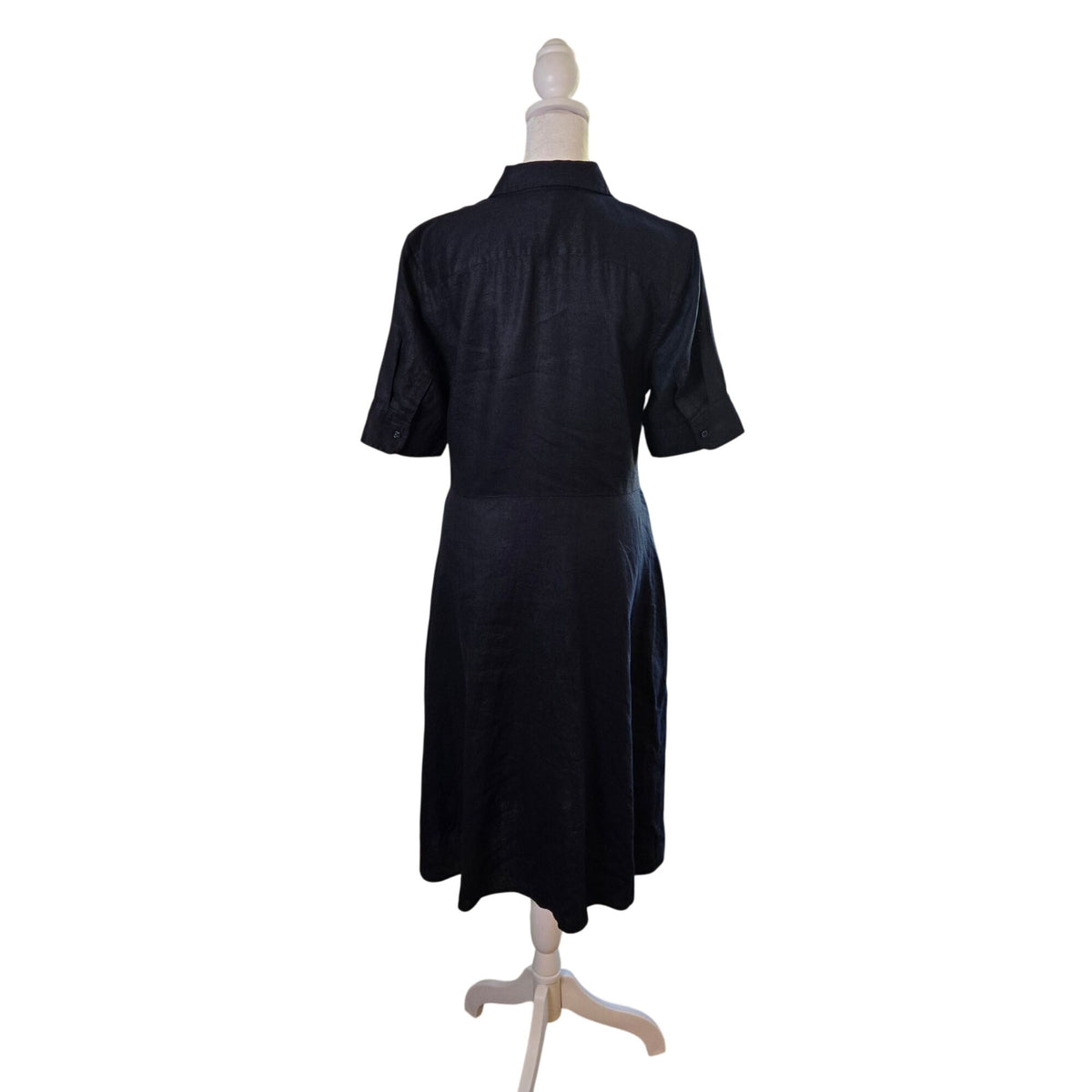 Lauren Ralph Lauren Wakana 100% Linen Belted Shirt Dress Size 6