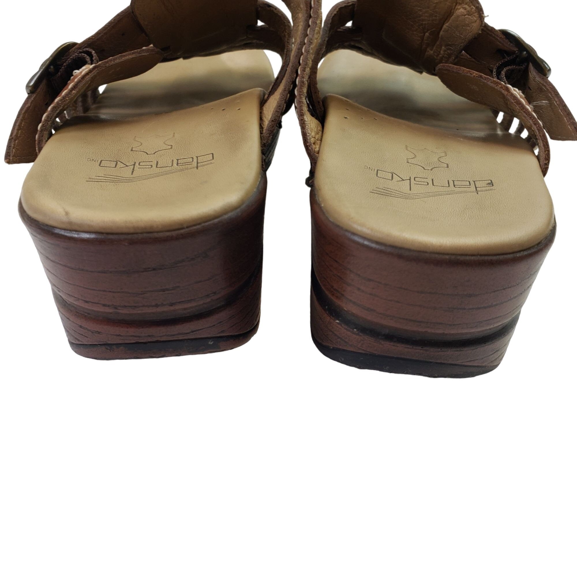 Dansko Marion Leather Sandals Size 38 theuntamedthread