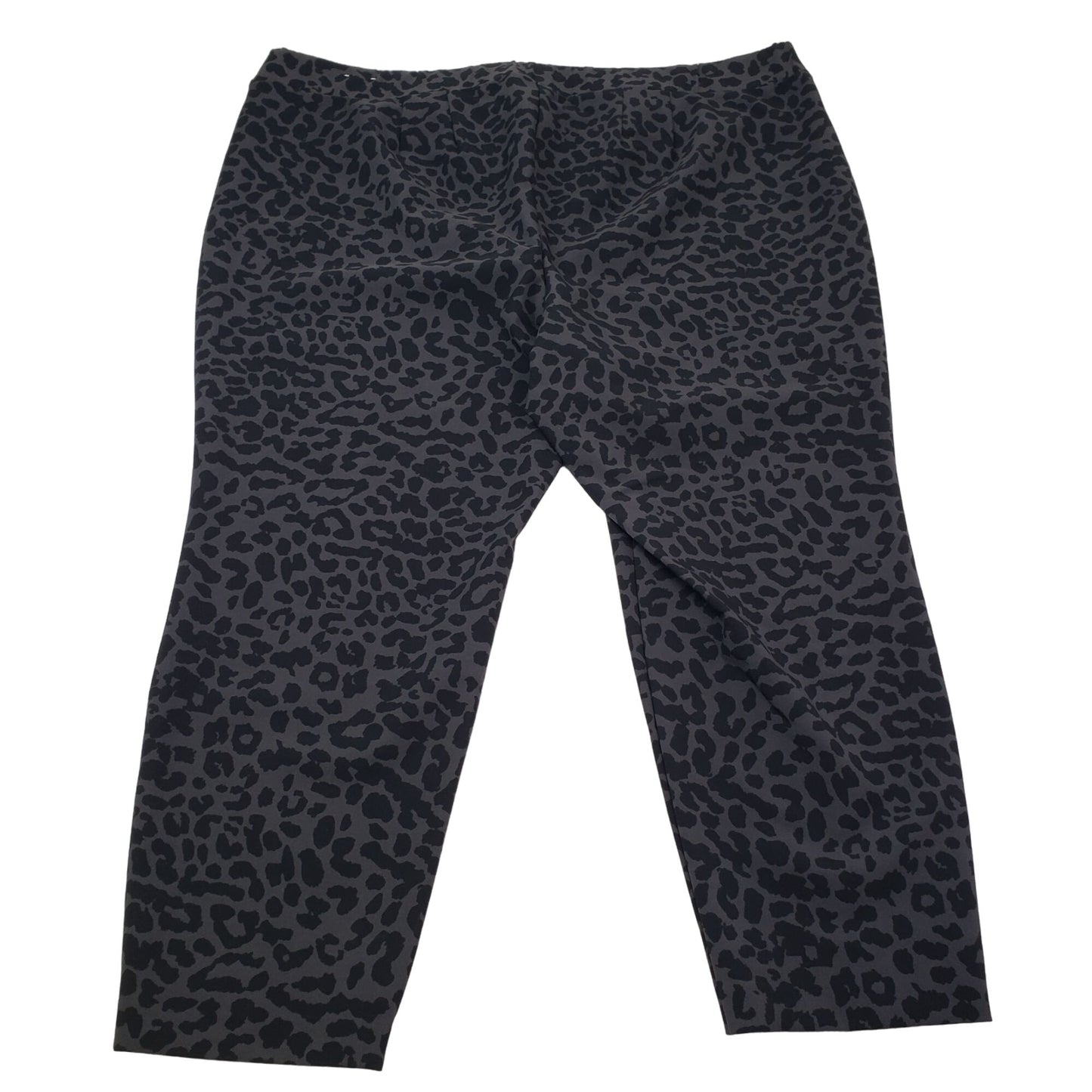 Lane Bryant On-the-Go Slim Ankle Pant in Leopard Print Size 28
