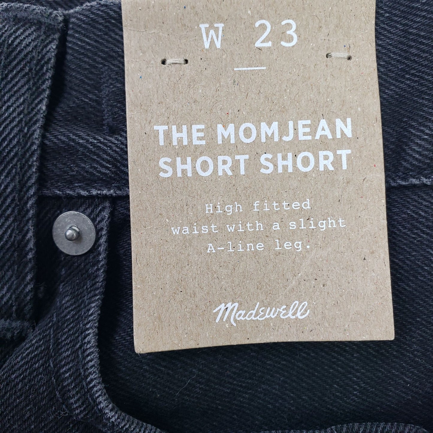 NWT Madewell 2.5" Momjean Short Shorts Size 23
