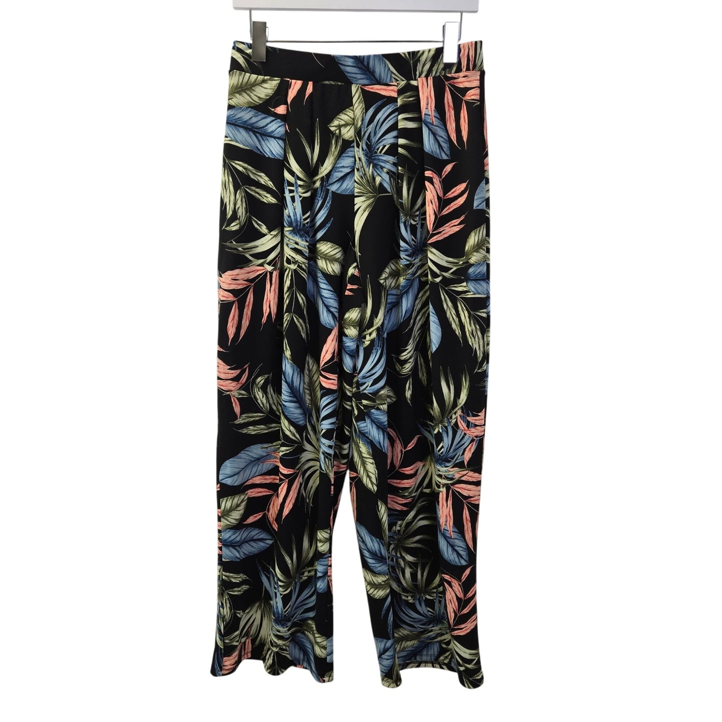 Philosophy Tropical Print Wide Leg Pull On Pants Size Medium
