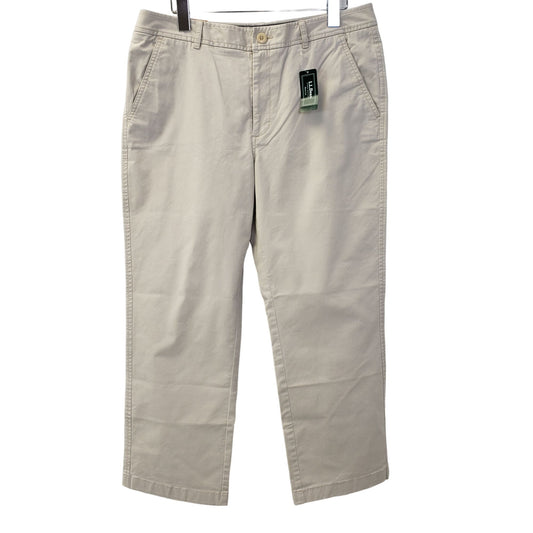 NWT L.L. Bean Favorite Fit Khaki Pants Size 10