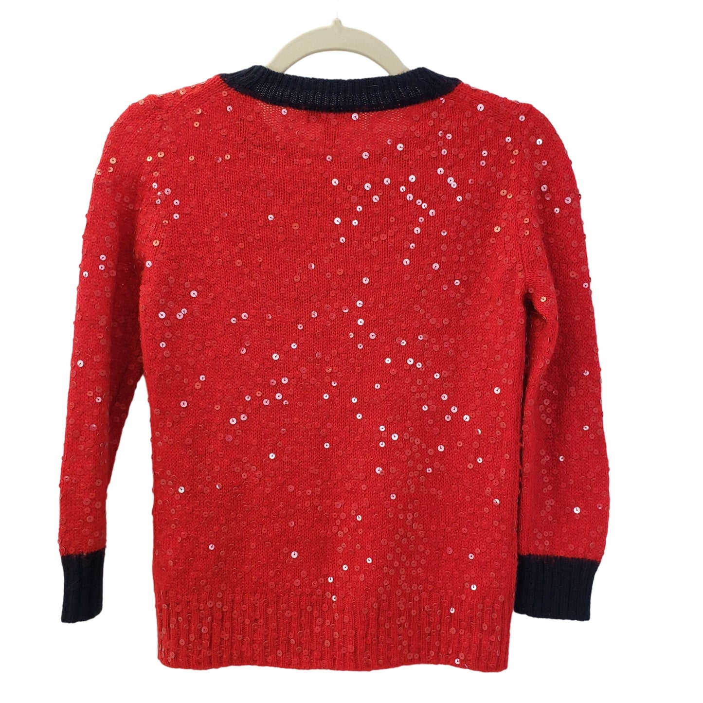 J. Crew Wool Blend Sequin Embellished Sweater Size XS