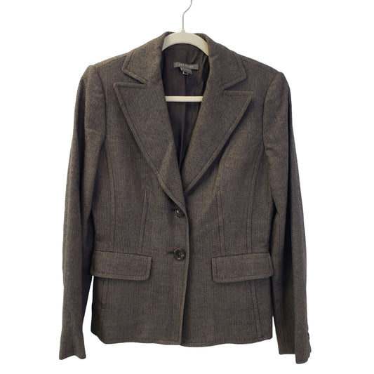 Ann Taylor Wool & Cashmere Blend Two Button Blazer Jacket Size 4